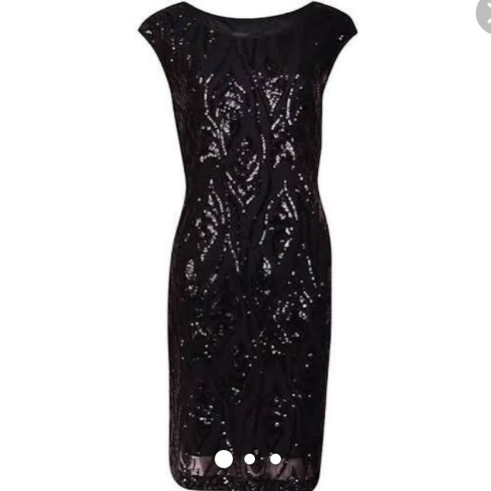 Sequin cocktail dress size 6 excellent condition